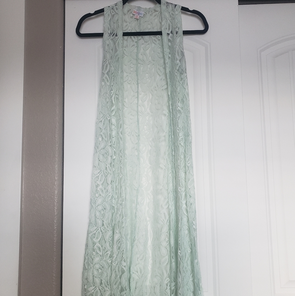 LulaRoe Joy Lace Vest